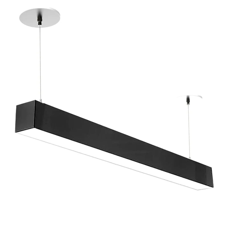 8 FT LED Linear Fixture G2, 9600 Lumen Max, 80W, CCT Selectable, 120-277V, Black, White or Silver Finish