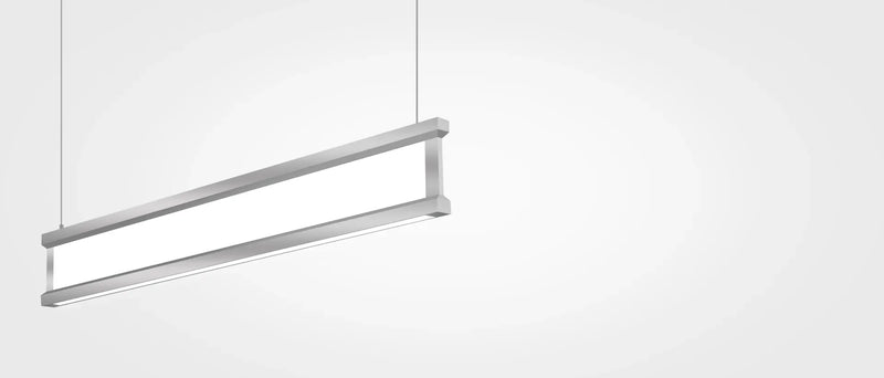 4FT Vertical Linear LED Fixture, 3200 Lumens, 40W, CCT Selectable, Louver Lens, Internal Driver 110-277V