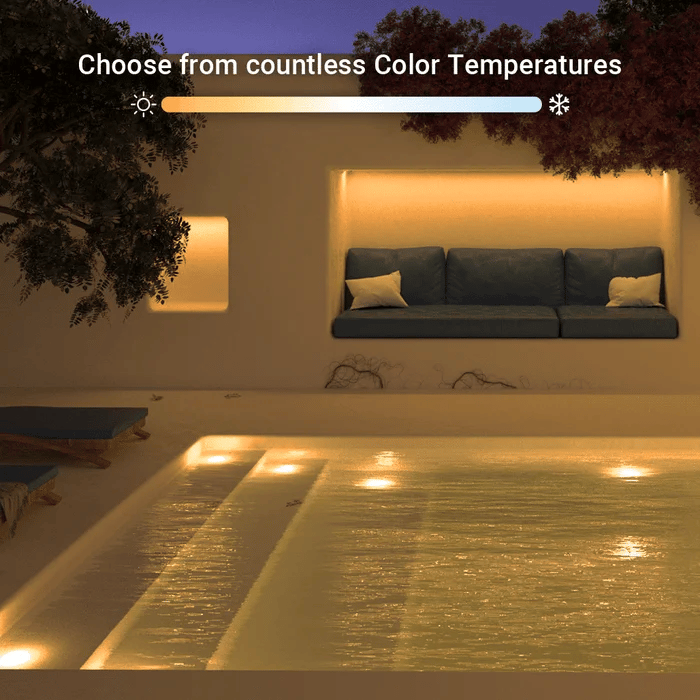 Outdoor (IP65) UltraBright™ Accent Dynamic Tunable White LED Strip Light