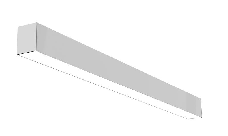 4 FT LED Linear Fixture G2, 4800 Lumen Max, 40 Watt, CCT Selectable,  120-277V, Black, White or Silver Finish