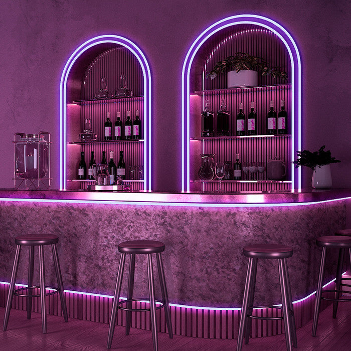 Lucid™ RGB Flexible LED Neon Strip Light - Side Bend - 32FT