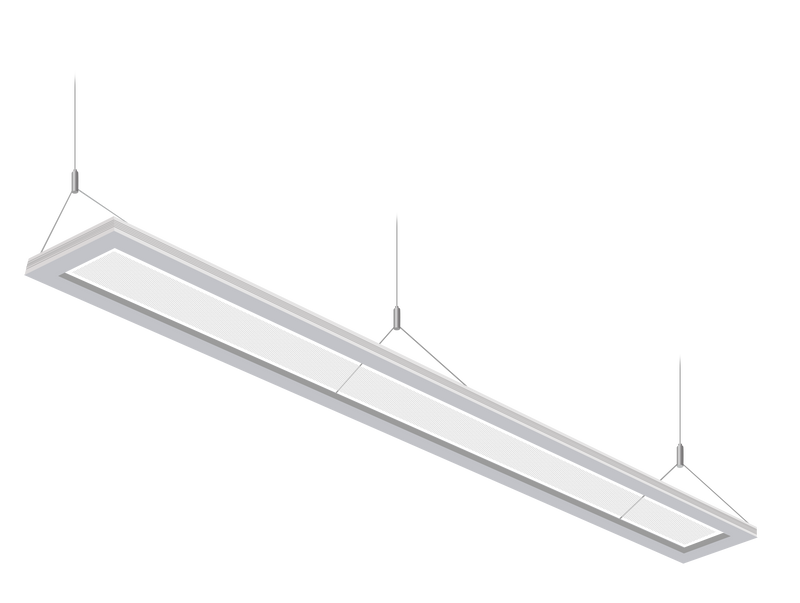 8FT Up and Down Linear Light, 9200 Lumens, 80W, CCT Selectable, 110-277V