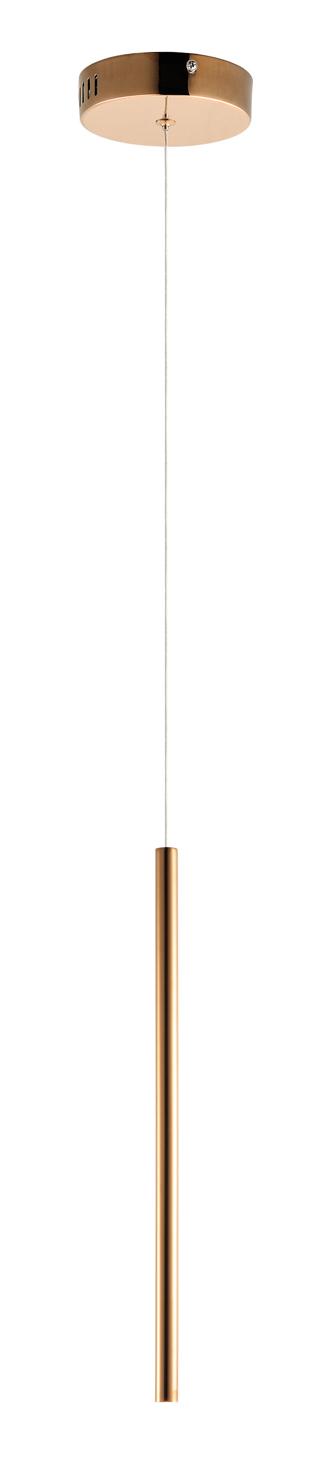  Flute LED 1-Light Pendant E10002-RG 