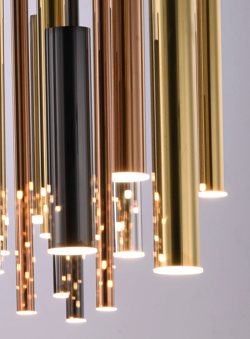 29-Light Flute LED Light Pendant