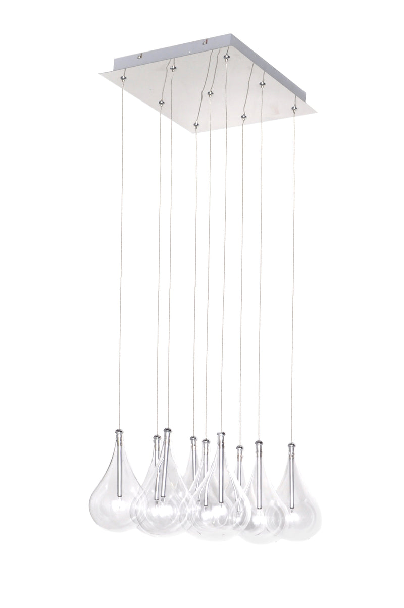  Larmes 9-Light Pendant E20116-18 Single-Tier Chandelier