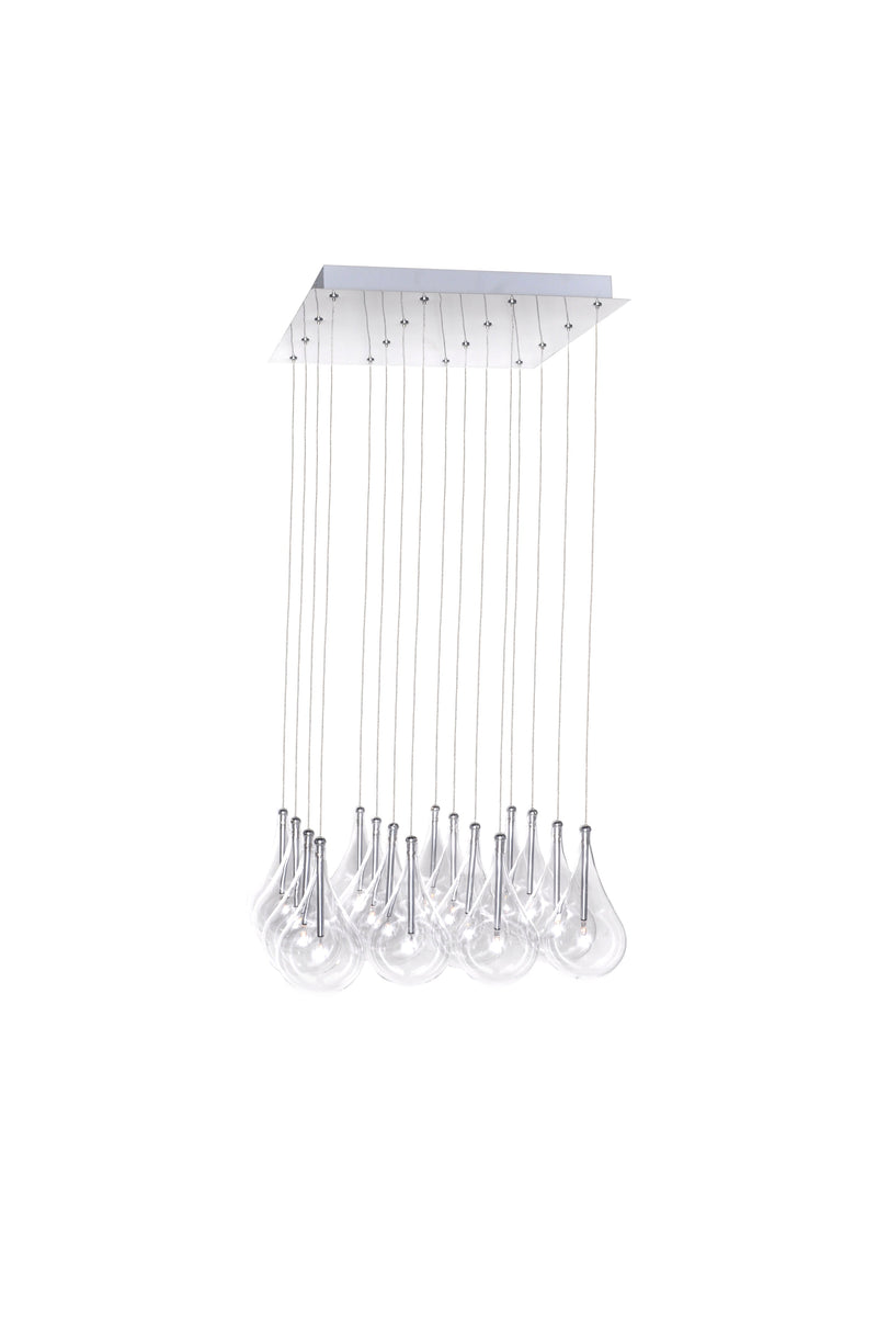  Larmes 16-Light Pendant E20117-18 Single-Tier Chandelier