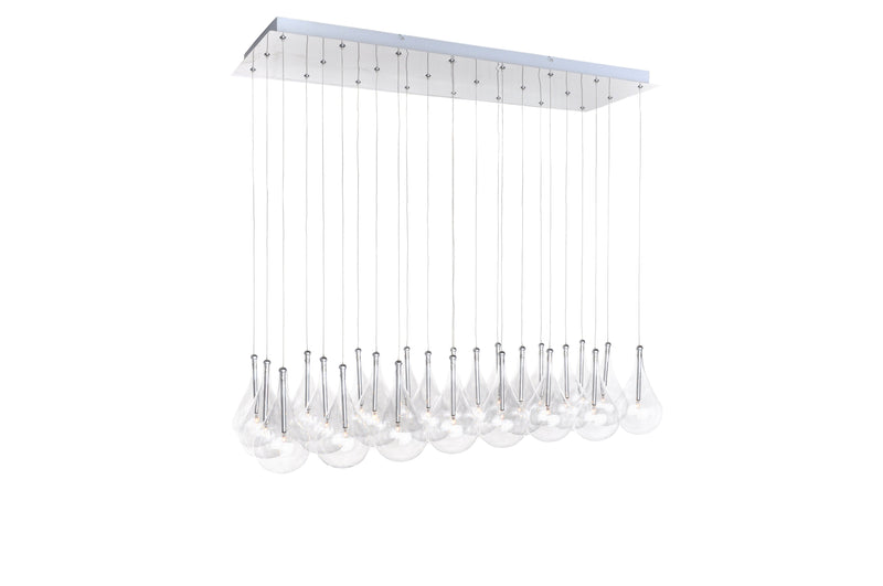  Larmes 24-Light Pendant E20118-18 Single-Tier Chandelier