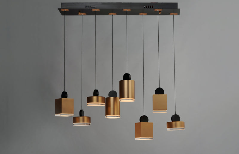 Nob LED 8-Light Pendant