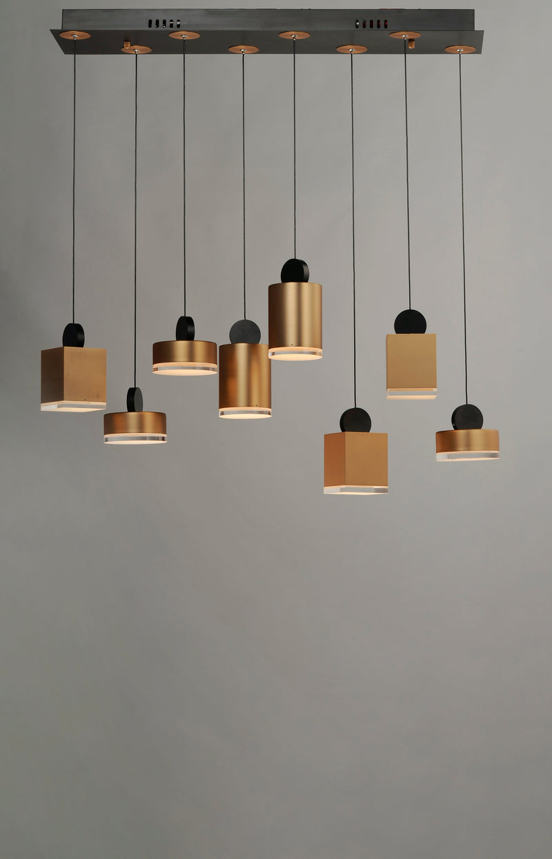 Nob LED 8-Light Pendant