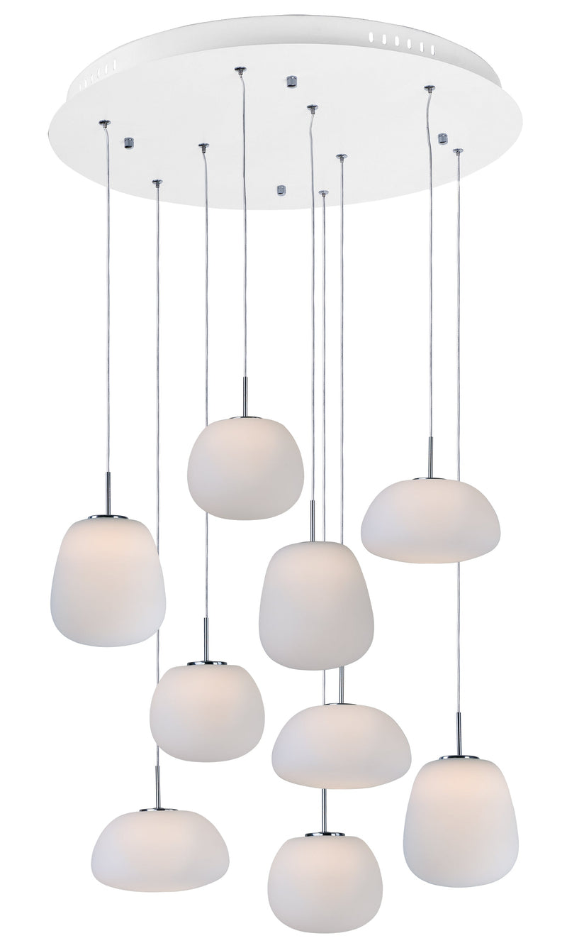  Puffs 9-Light Pendant E21127-11WT 