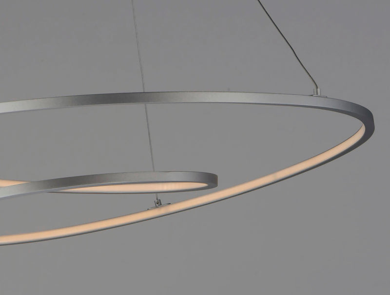 31.5" Signature LED Pendant, 6,860 Lumens, 98W, 120V, 3000K, Black or Matte Silver Finish