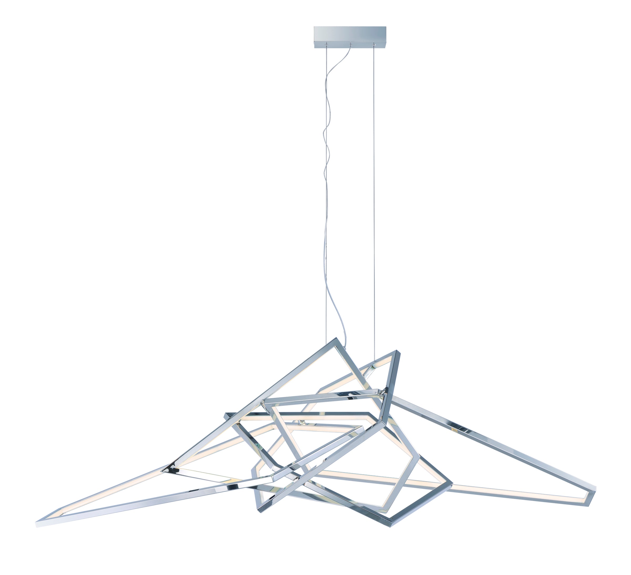  Trapezoid LED Pendant E22679-PC Chandelier