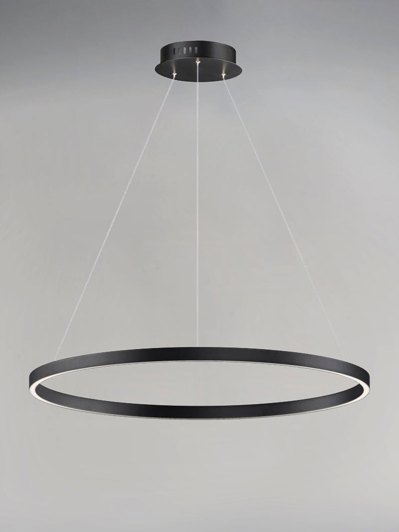 24" Hover LED Pendant, 2,000 Lumens, 27W, 120V, 2700-6000K CCT, Black or Gold Finish