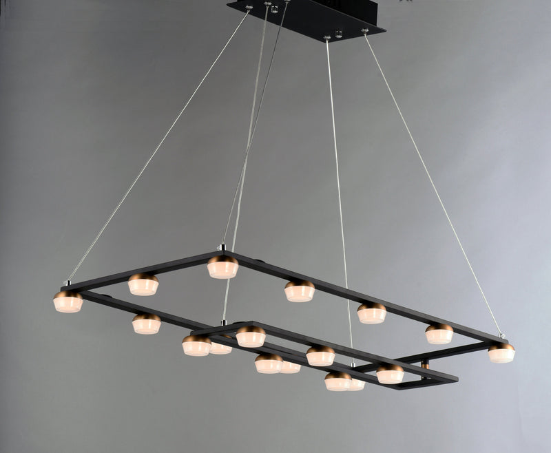 Button 18-Light LED Pendant