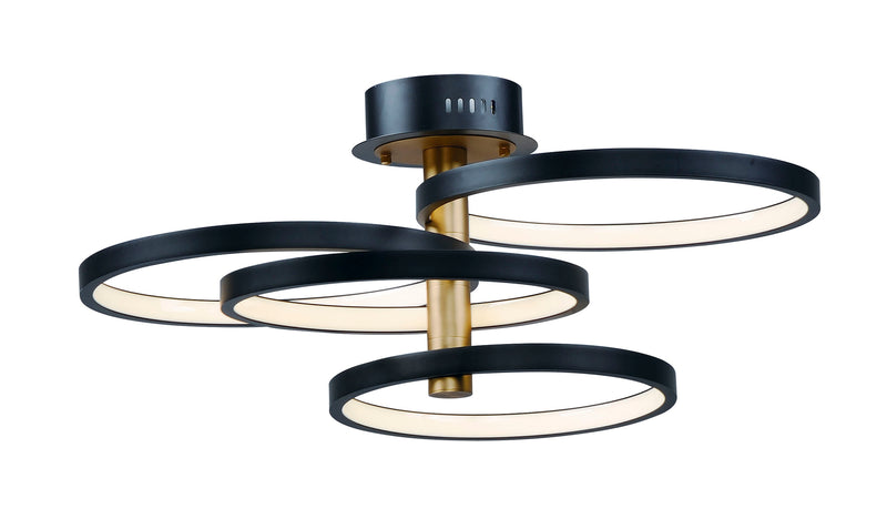  Hoopla LED Pendant E24324-BKGLD Suspension Pendant