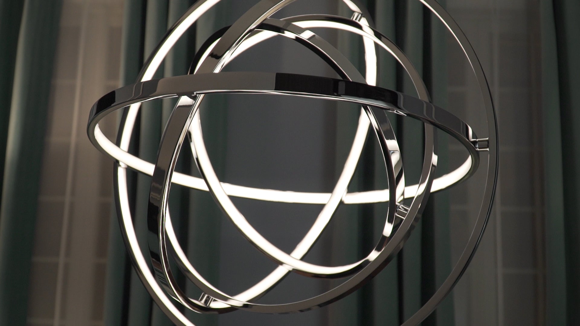 Chrome Gyro II LED Pendant - E24785-PC