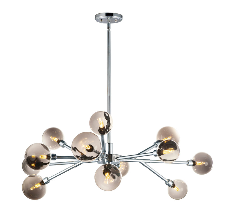  Asteroid 12-Light LED Chandelier E24826-138PC Chandelier