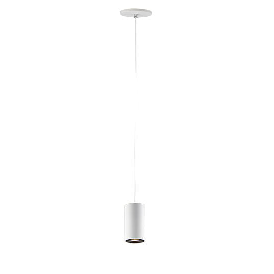 Dwell 1-Light LED Pendant, 490 Lumens, 7W, 3000K CCT, 120V, White Finish