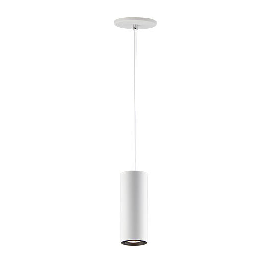 Dwell 1-Light LED Pendant, 490 Lumens, 7W, 3000K CCT, 120V, White Finish