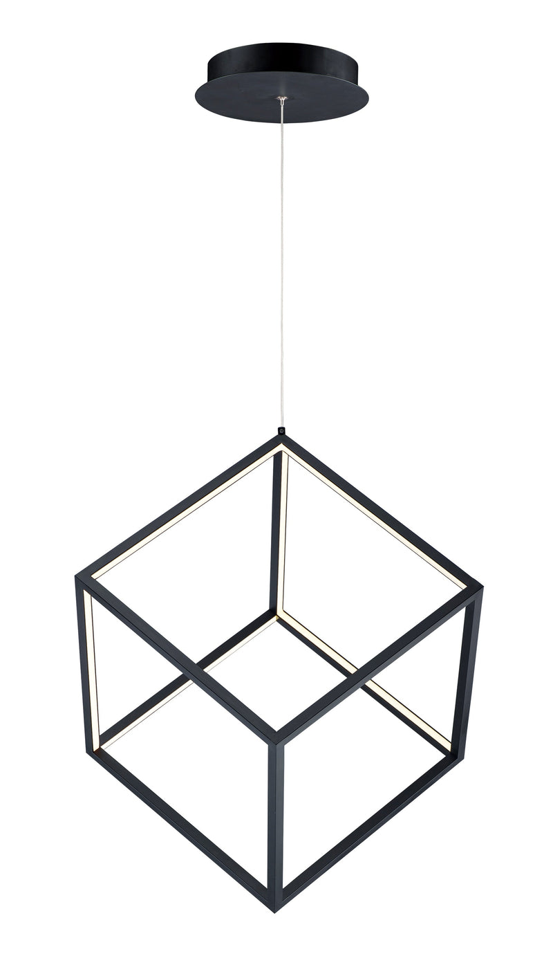 4 Square 1-Light LED Pendant