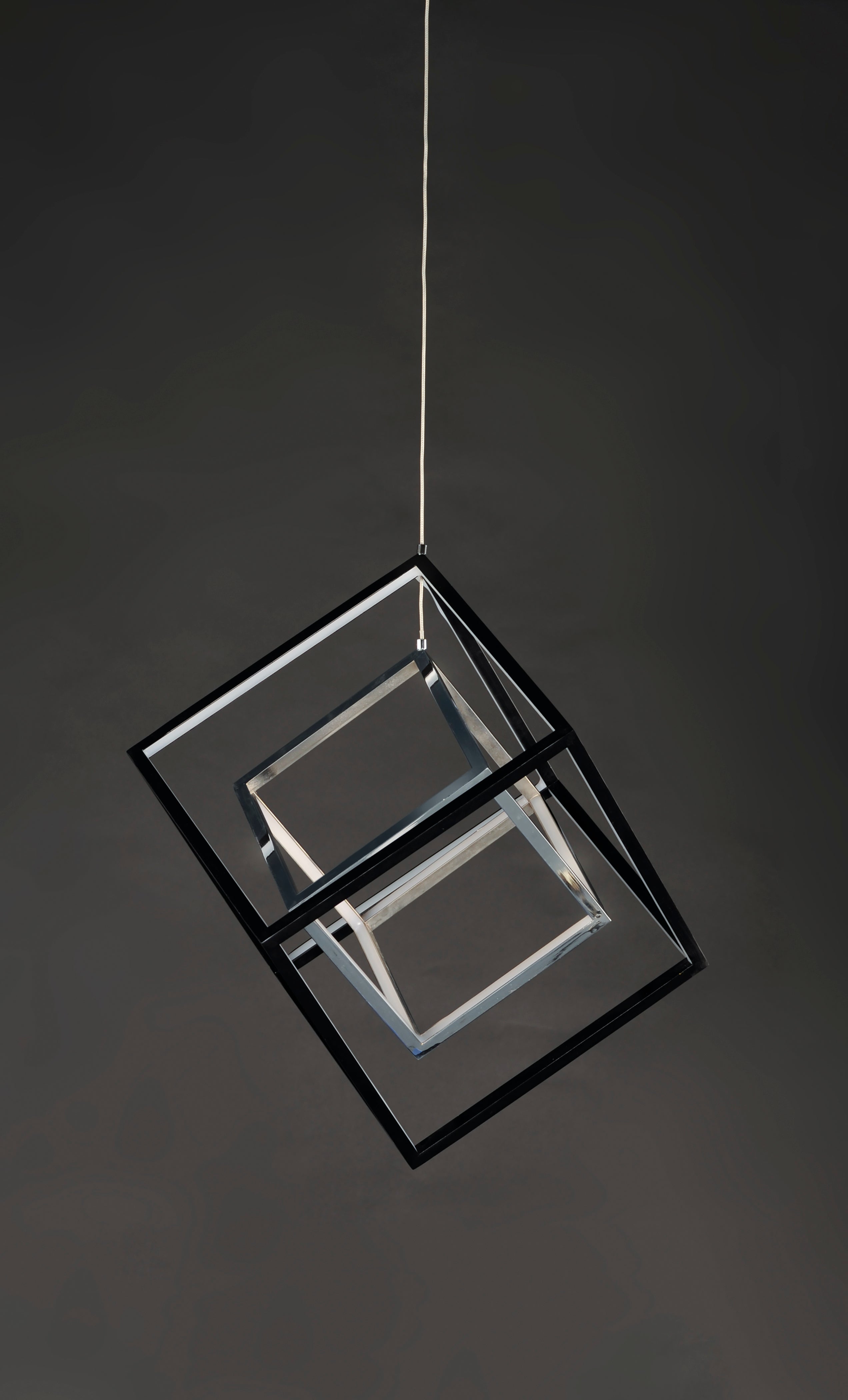 4 Square 2-Light LED Pendant