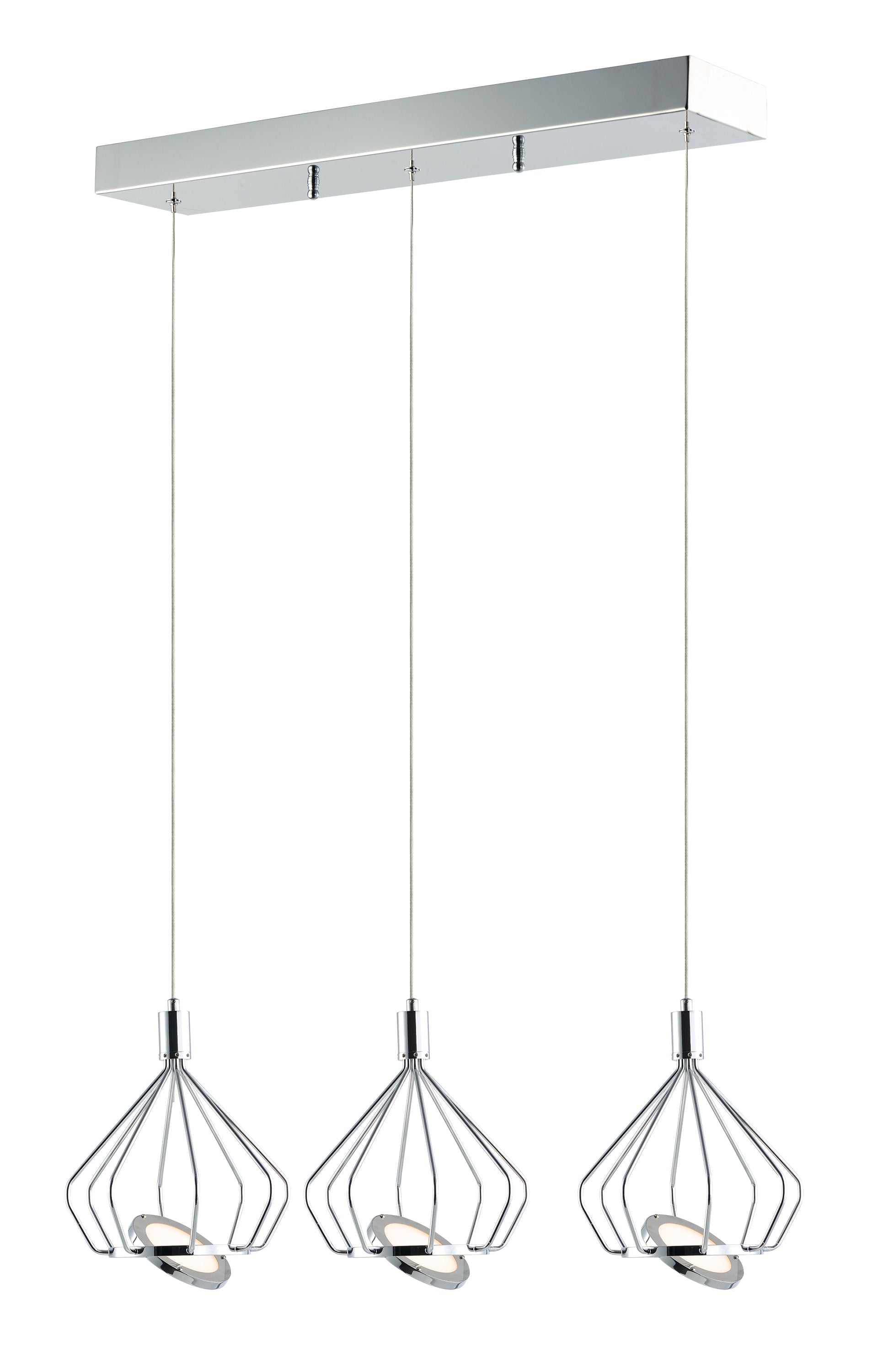  Tilt LED 3-Light Pendant E30622-PC 