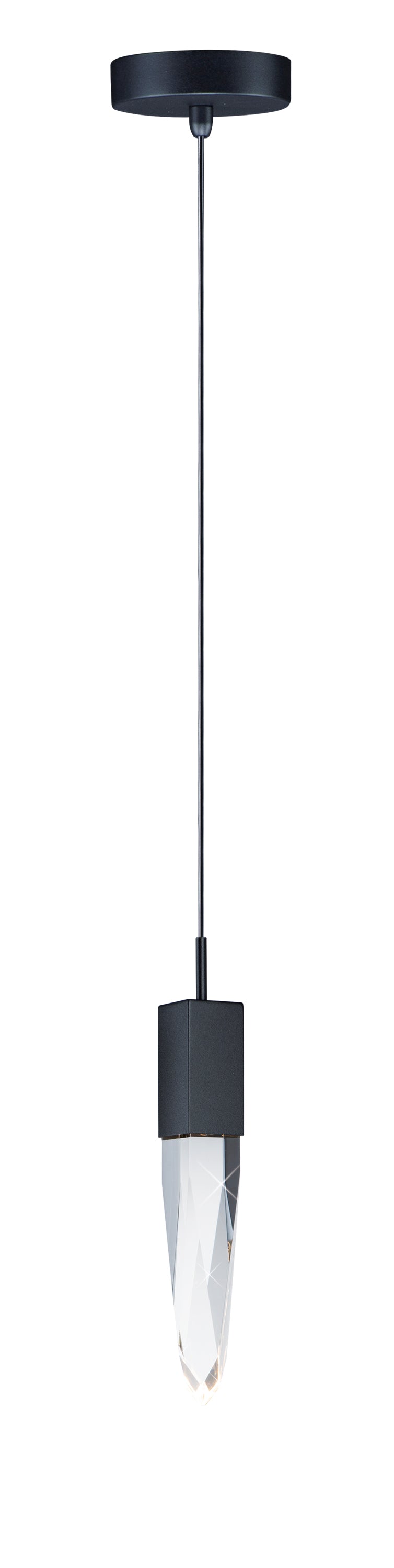  Quartz LED 1-Light Pendant E31242-20BK Single Pendant