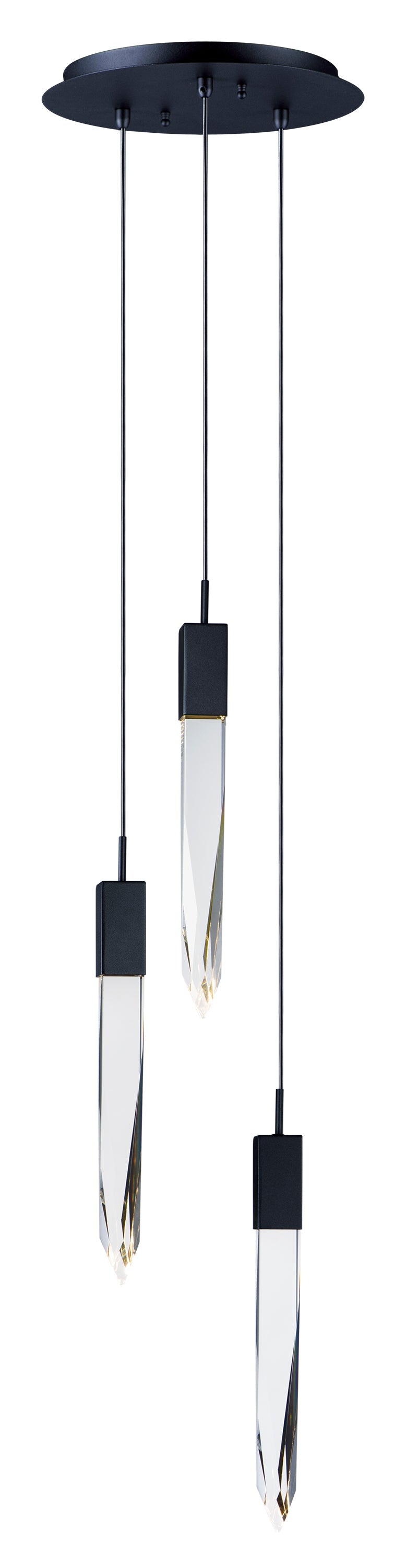  Quartz LED 3-Light Pendant E31243-20BK 