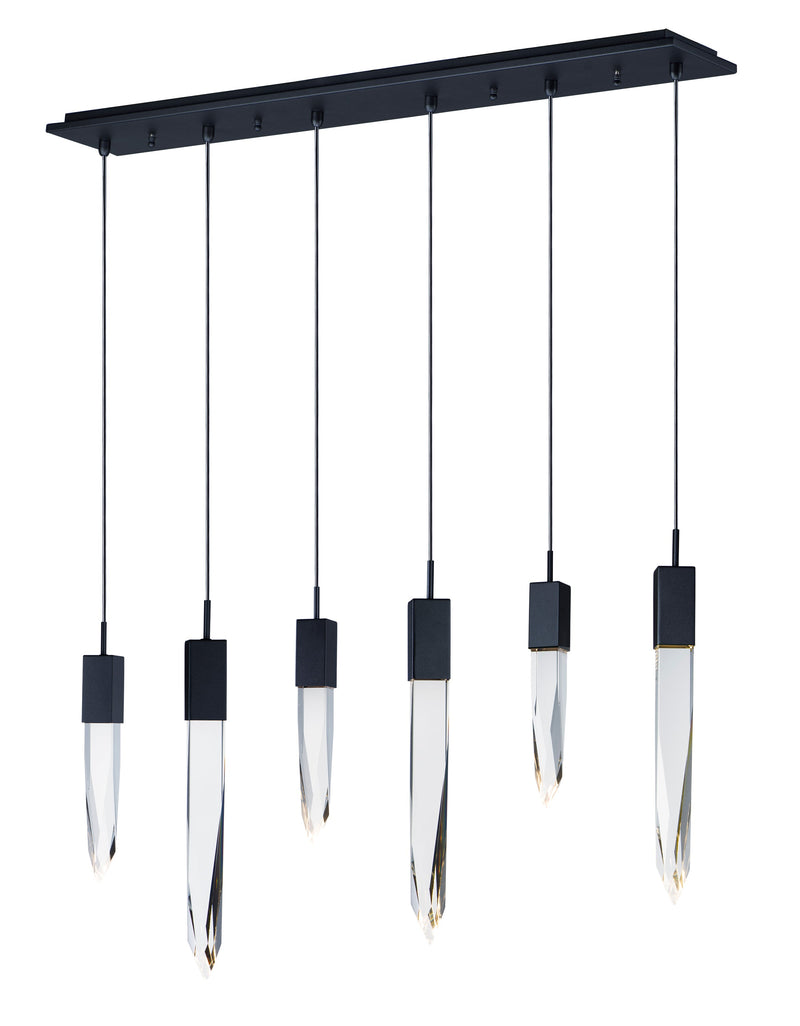  Quartz LED 6-Light Pendant E31245-20BK 