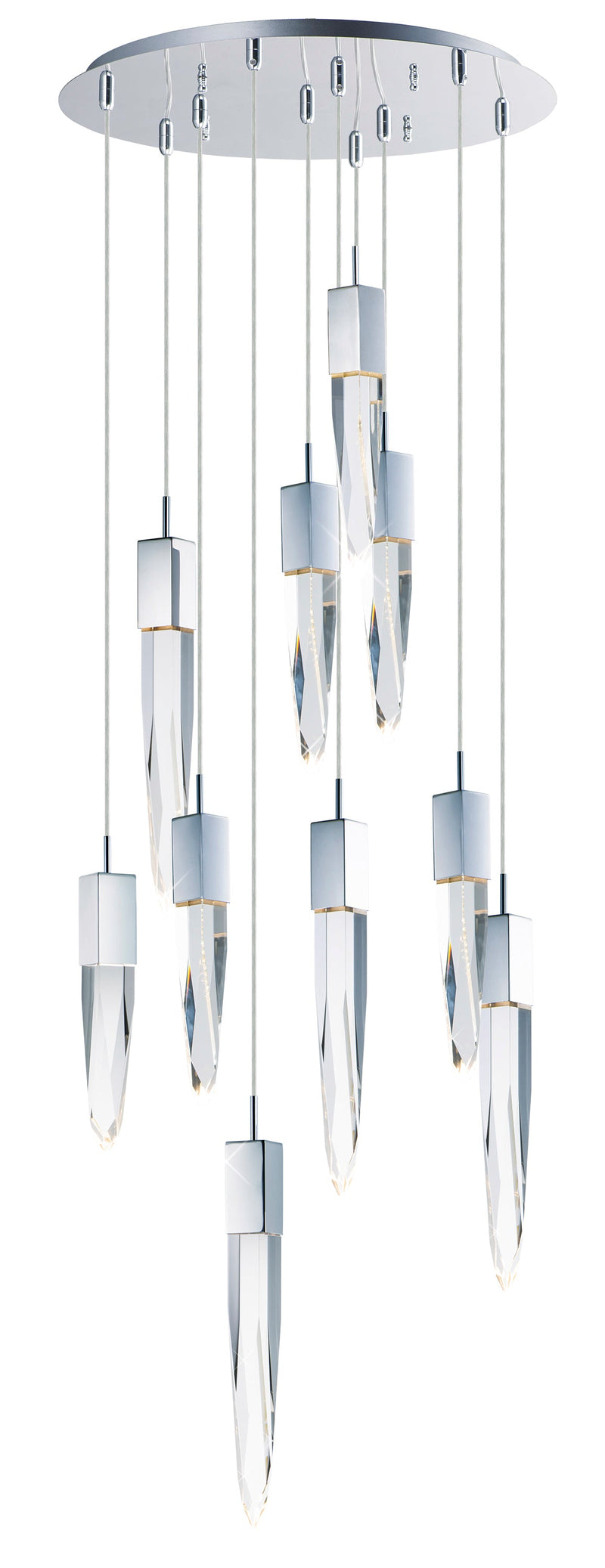  Quartz LED 10-Light Pendant E31247-20PC Chandelier