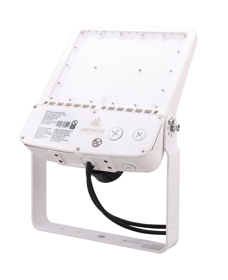 LED Flood Light - FL4 - 150W - 21750LM -  Flood Mount - White - DLC