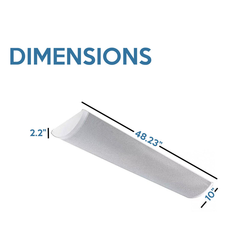 4 Foot LED Direct/Indirect Grille Fixture With Steel Perforated Diffuser, 80W, 120-227V, CCT Selectable 3500K / 4000K / 5000K