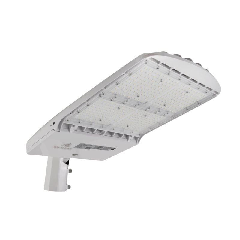 LED Street Light - 300W - 42,000 Lumens - Shorting Cap - Slip Fitter Mount - AL3 Series - White - UL+DLC