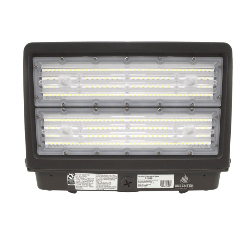 100W LED Wall Pack Light - Full Cutoff - New Dark Sky - Photocell Included -  DLC Listed