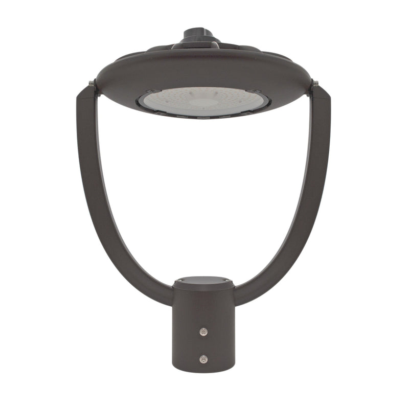 LED Post Top Light - Selectable Color Temperature - 75W - Brown - Shorting Cap