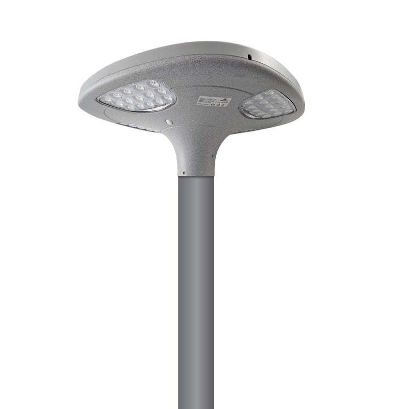 2000 Lumen Solar Post Top - LED Pathway And Street Light