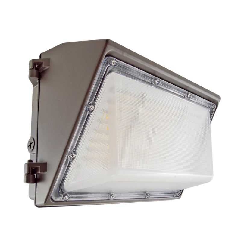 LED Wall Pack Light - 60W - 9,100 Lumens - Photocell Included - SWP3 - Forward Throw - DLC Listed