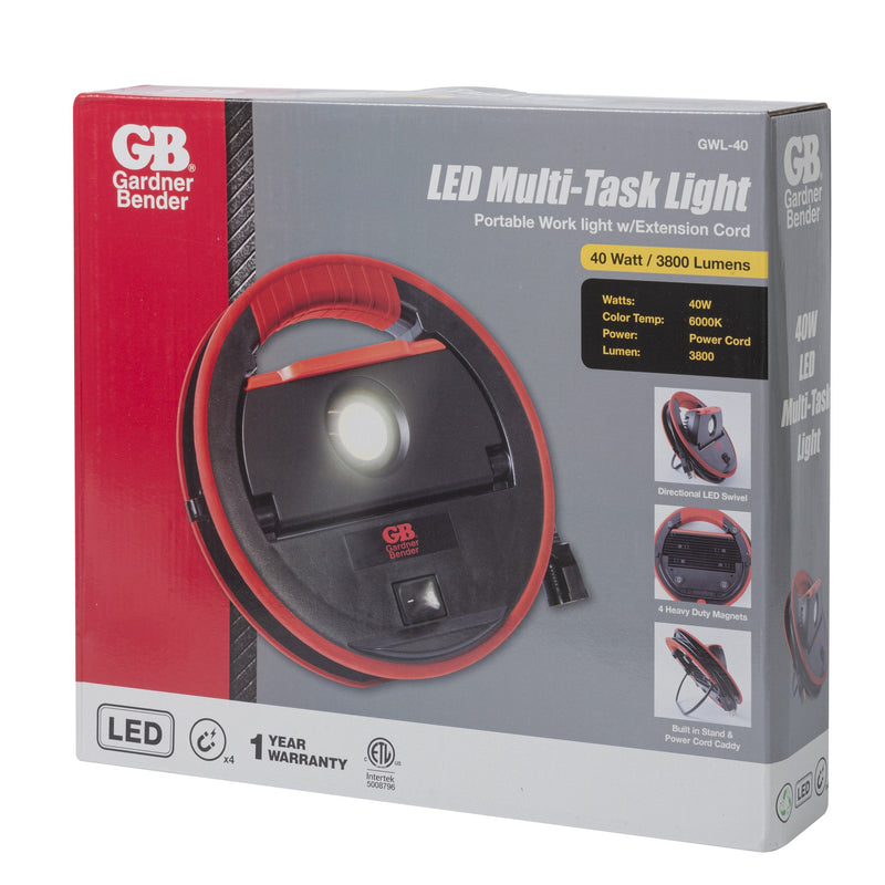 Gardner Bender GWL-40 40 Watt LED Multi-Task Work Light