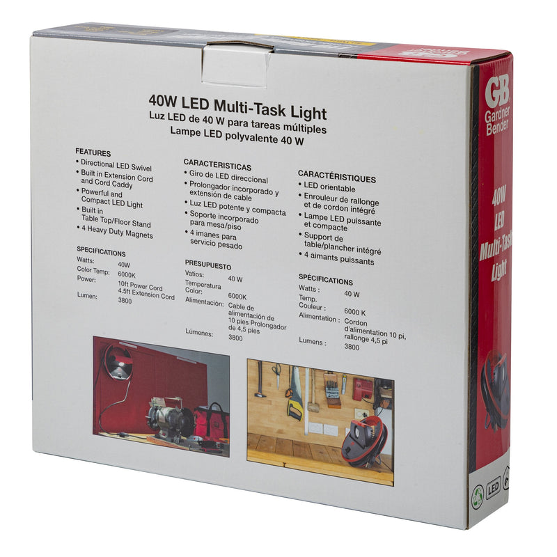 Gardner Bender GWL-40 40 Watt LED Multi-Task Work Light