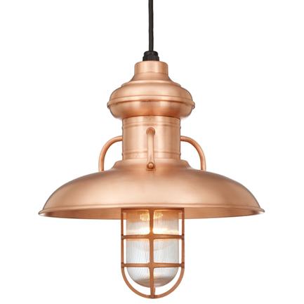 16" Shade Hi-Lite Pendant, Milkman Collection, H-7516 Series (Available in Multiple Color Finishes)