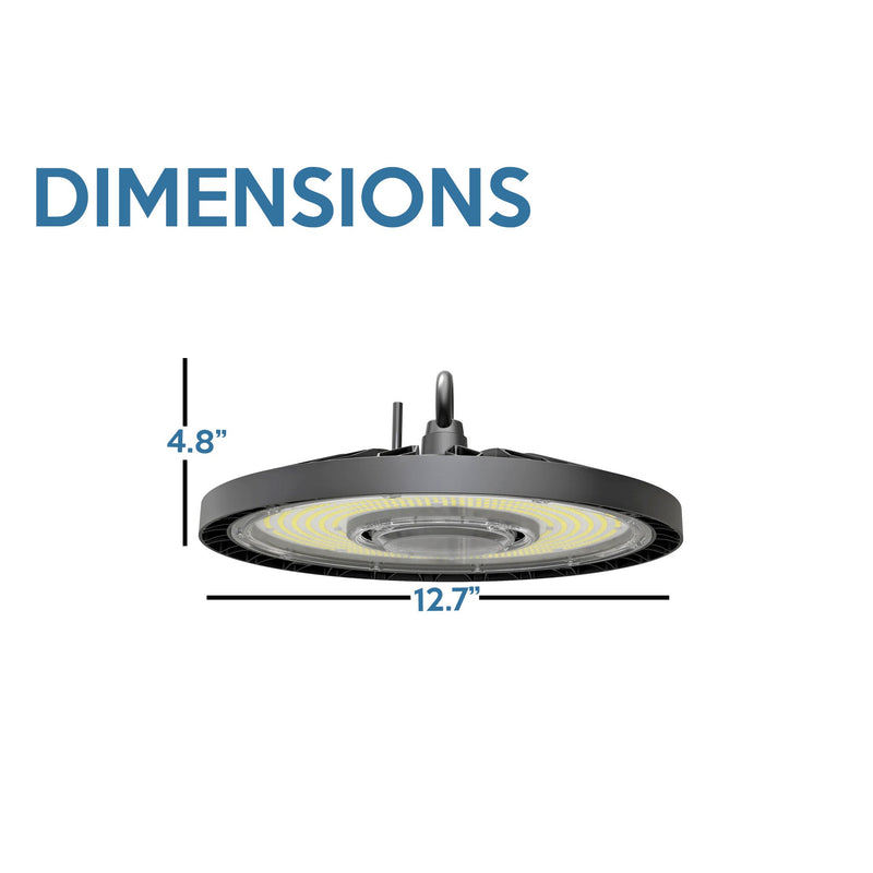 Mars 2 LED UFO High Bay, 150 Watt, 120-277V, 21000 Lumens, Comparable to 320-400 Watt Fixture