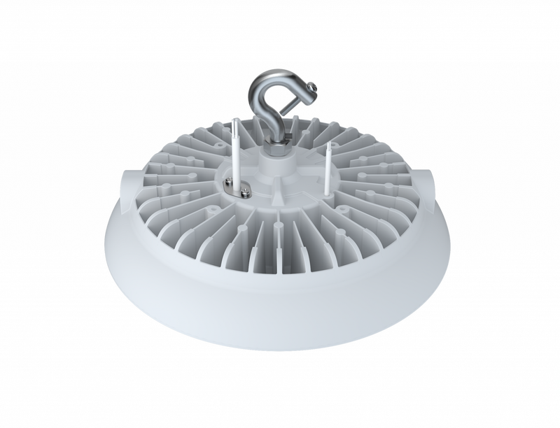 Aries LED UFO High Bay, 150 Watt, 120-277V, 22500 Lumen, 4000K, White Finish, 2023 Best Seller