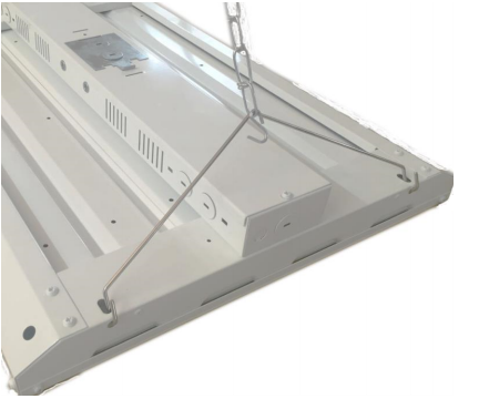 Premium 4FT LED High Bay, 223 Watt, 29,213 Lumens, Preassembled with Sensor, Cord, Emergency Backup Installed