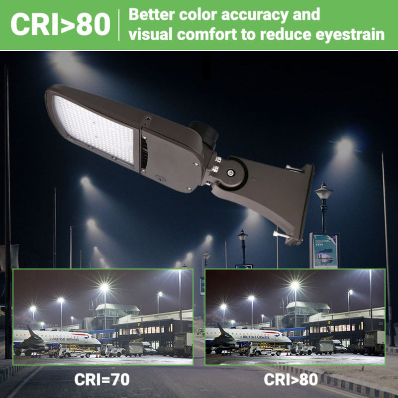 LED Street Light - 100W - 14,200 Lumens - Shorting Cap - Direct Mount - AL5 Series - UL+DLC 5.1