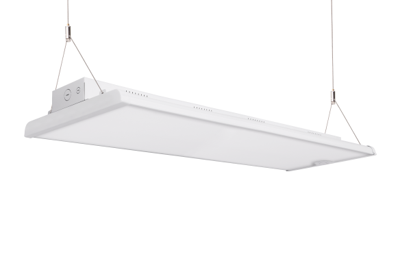 4FT LED Linear High Bay, 37,150 Lumen Max, Wattage and CCT Selectable, 120-277V, Includes 3-Pin Sensor Base