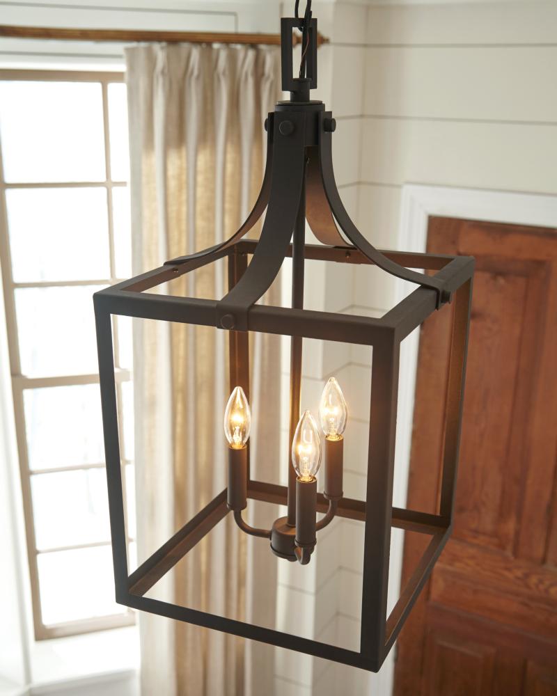 5240603-12, Medium Three Light Hall / Foyer , Labette Collection