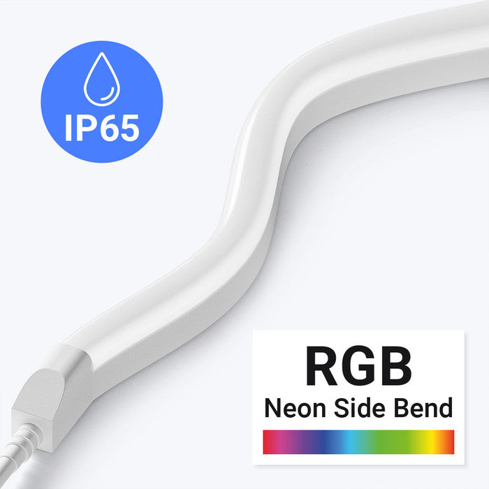 Lucid™ RGB Flexible LED Neon Strip Light - Side Bend - 32FT