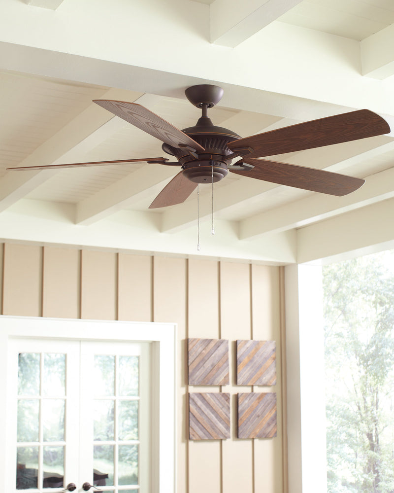 60" Cyclone Outdoor Fan - Roman Bronze