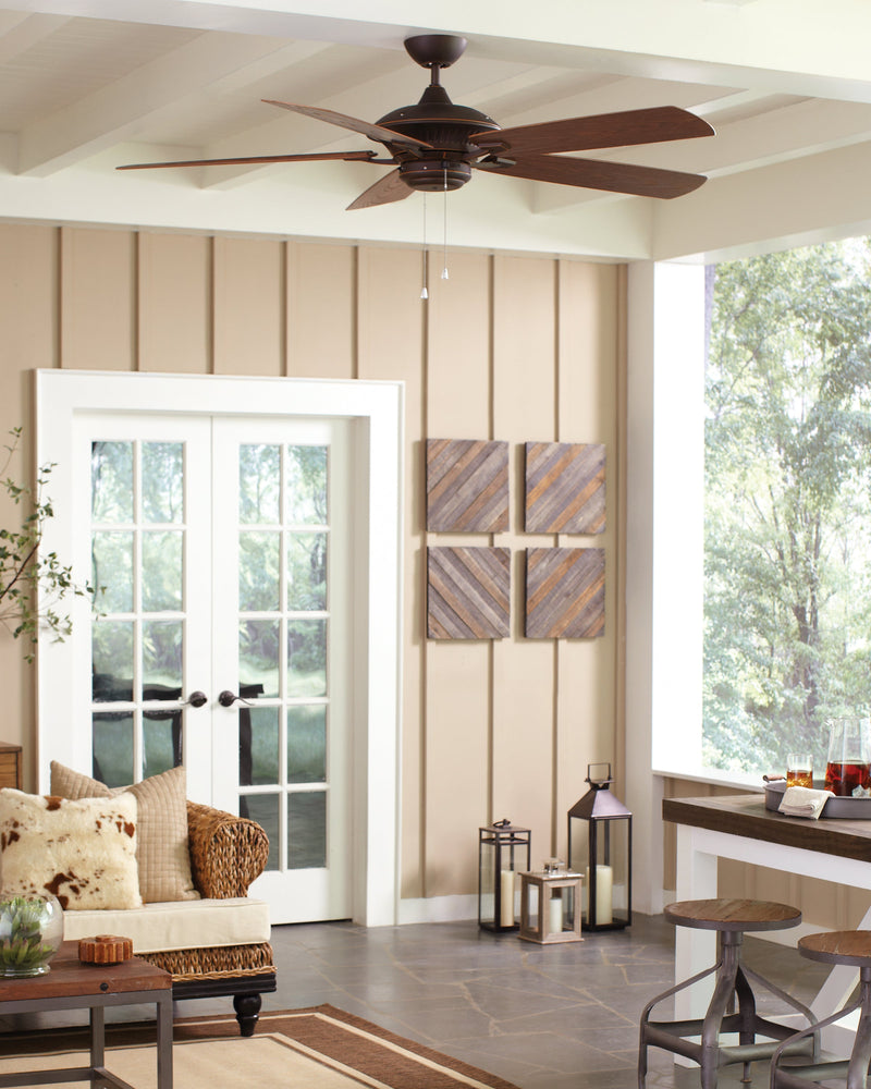 60" Cyclone Outdoor Fan - Roman Bronze