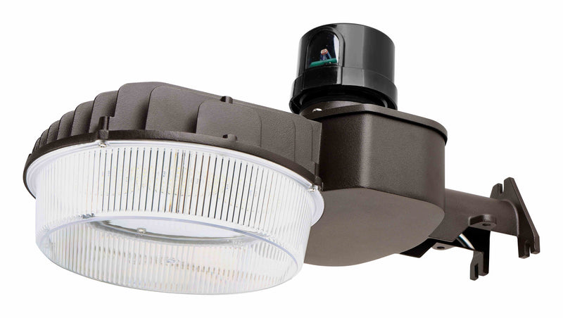 WareLight LED Dusk to Dawn, 65W, 5000K, Dark Bronze Housing, 120-277V, Arm Included